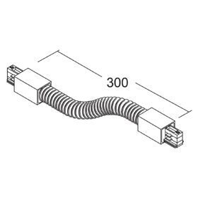 Flexibler Verbinder für Aufbau Stromschiene DKM / LKM quadro sw